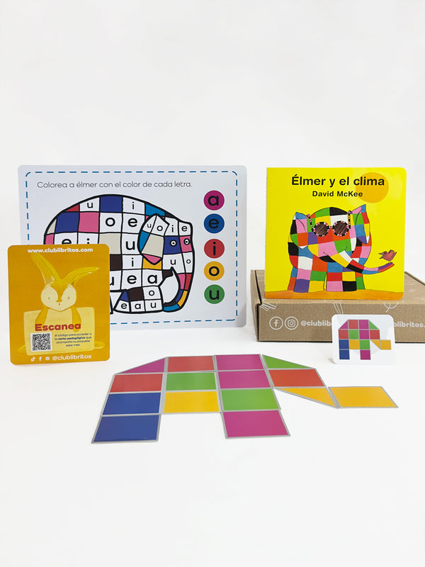 Caja de suscripción con libros y juegos sobre el clima para niños/Productos educativos para el desarrollo cognitivo en la primera infancia